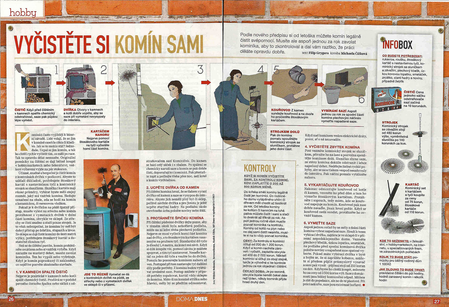 Kontrola a čištění